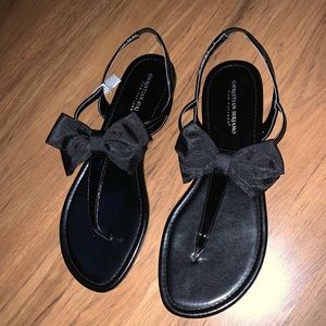 Chrisitan siriano bow sandals